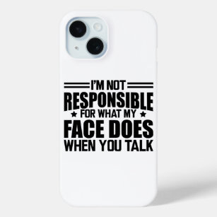 Funda Para iPhone 15 Sarcasmo - No soy responsable de lo que hace mi ca