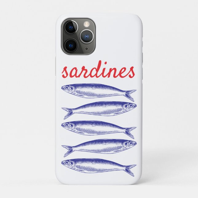 Funda De Case-Mate Para iPhone Sardinas (Reverso)