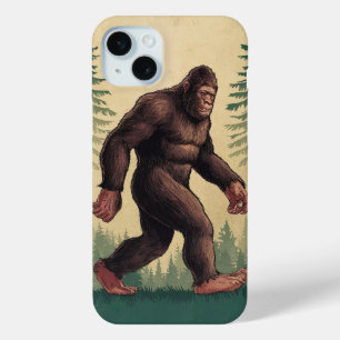 Funda Para iPhone 15 Mini Sasquatch en la Naturaleza