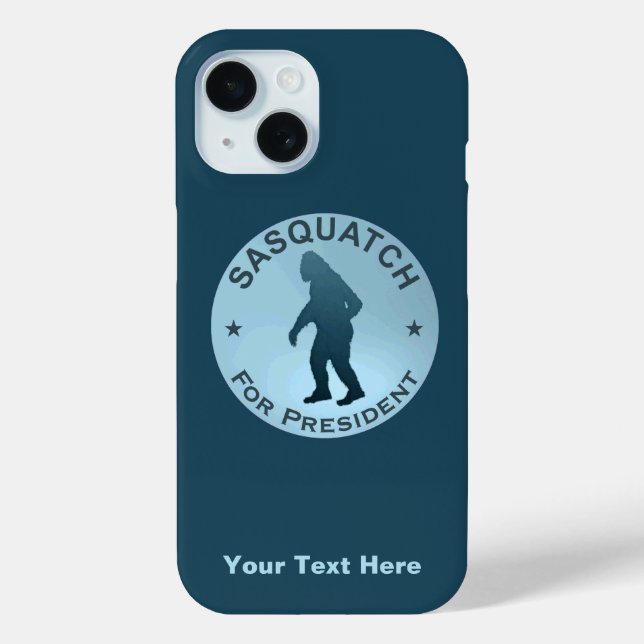 Funda De Case-Mate Para iPhone Sasquatch Para Presidente (Reverso )