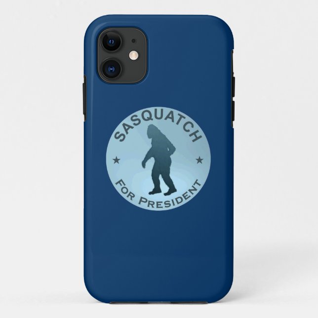 Funda De Case-Mate Para iPhone Sasquatch Para Presidente (Reverso)