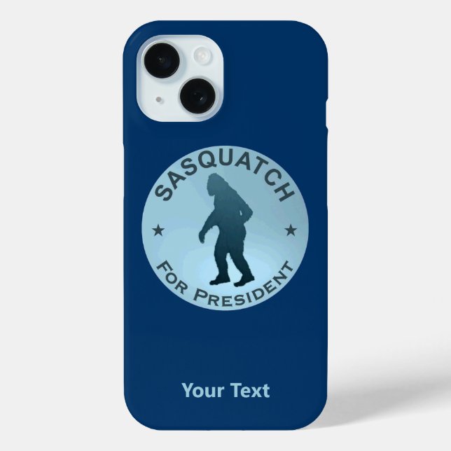 Funda De Case-Mate Para iPhone Sasquatch Para Presidente (Reverso )