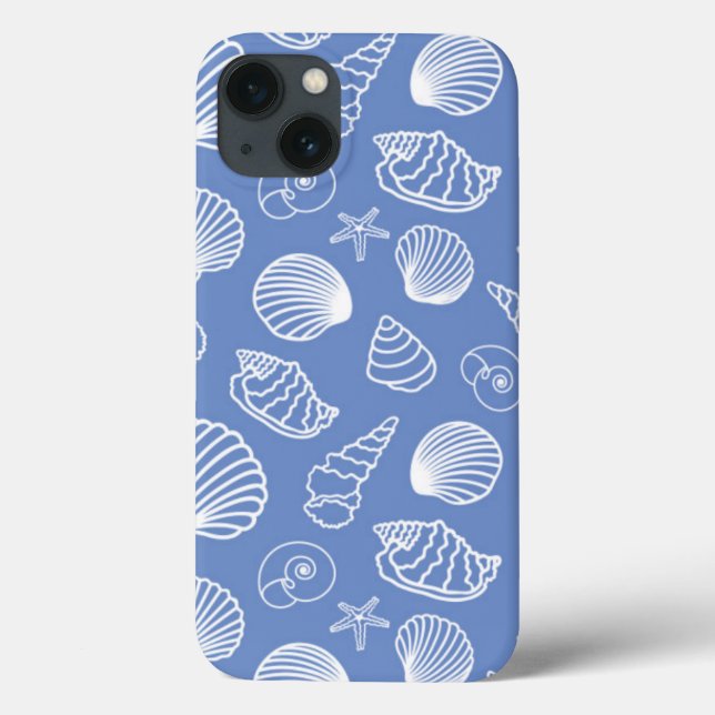 Funda De Case-Mate Para iPhone Sassy Seashell Pattern (Reverso)