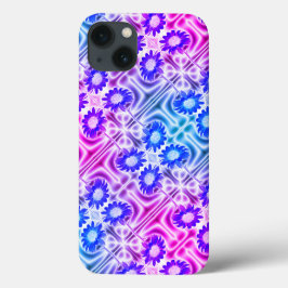 Funda Para iPhone 13 Sassy Sunflowers morado
