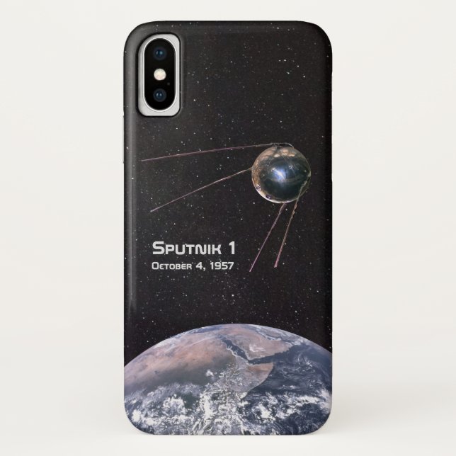 Funda De Case-Mate Para iPhone Satélite terrestre Sputnik 1 (Reverso)