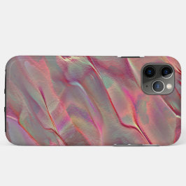 Funda Para iPhone 11 Pro Max Satino rocoso granulado digital, melocotón o coral