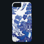 Funda Para iPhone 8/7 Sauce del azul del vintage<br><div class="desc">Sauce del azul del vintage</div>
