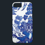 Funda Para iPhone 8/7 Sauce del azul del vintage<br><div class="desc">Sauce del azul del vintage</div>