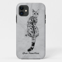 Savannah Cat Personal iPhone 5 Funda