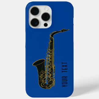 Funda Para iPhone 15 Pro Max Saxofón - Personalizable