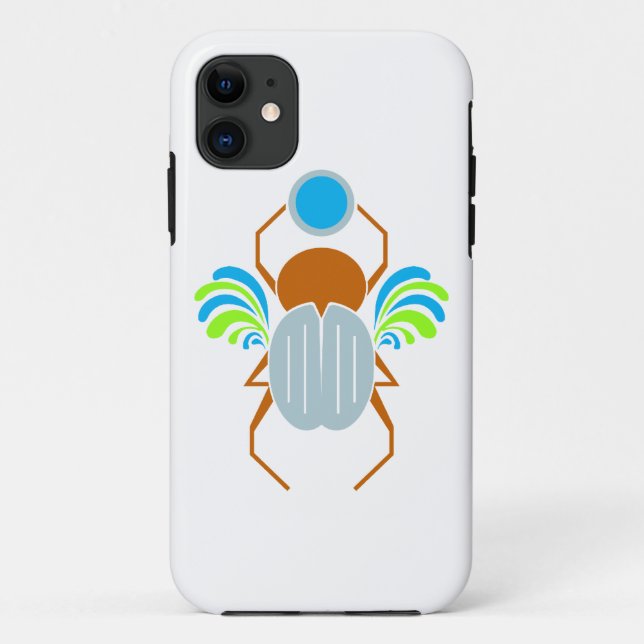 Funda De Case-Mate Para iPhone Scarab personalizado iPhone case-mate (Reverso)