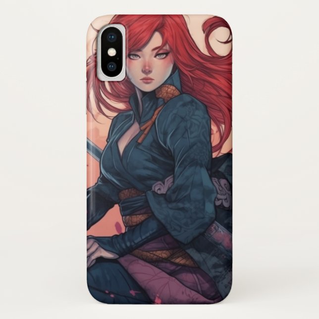 Funda De Case-Mate Para iPhone Scarlet Moon Kunoichi (Reverso)