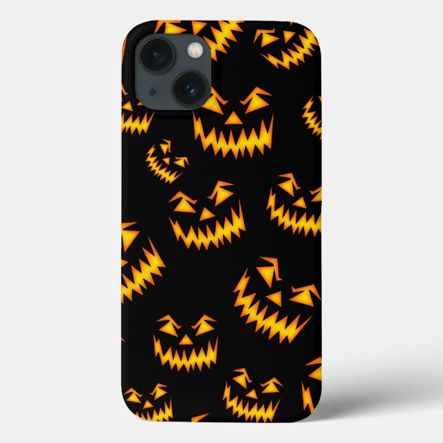 Funda De Case-Mate Para iPhone Scary Halloween Faces (Reverso)