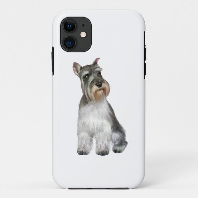 Funda De Case-Mate Para iPhone Schnauzer (A11) (Reverso)