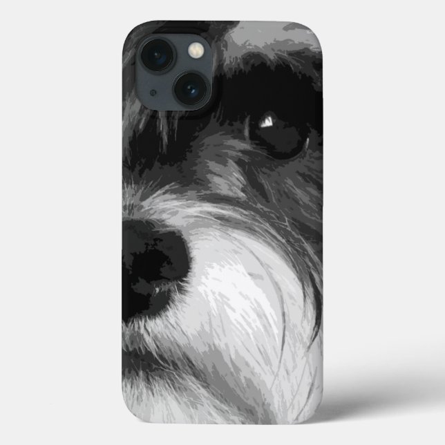 Funda De Case-Mate Para iPhone Schnauzer en miniatura (Reverso)