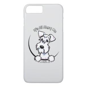 Funda Para iPhone 8 Plus/7 Plus Schnauzer IAAM Gray