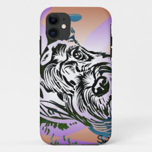 Funda Para iPhone 11 Schnauzer miniatura
