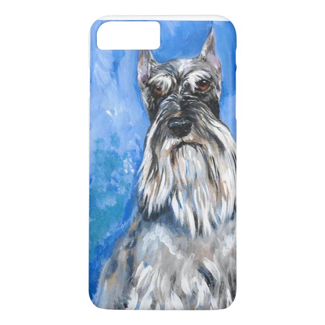 Funda De Case-Mate Para iPhone Schnauzer miniatura (Reverso)