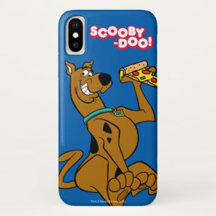 Funda Para iPhone X Scooby-Doo con la rebanada de la pizza
