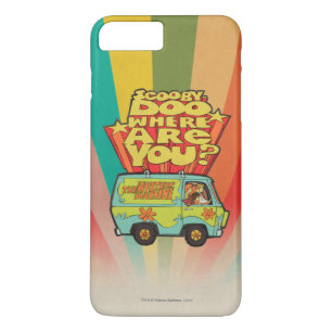 Funda Para iPhone 8 Plus/7 Plus Scooby-Doo   "¿Dónde Estás?" Retro Personalizado V