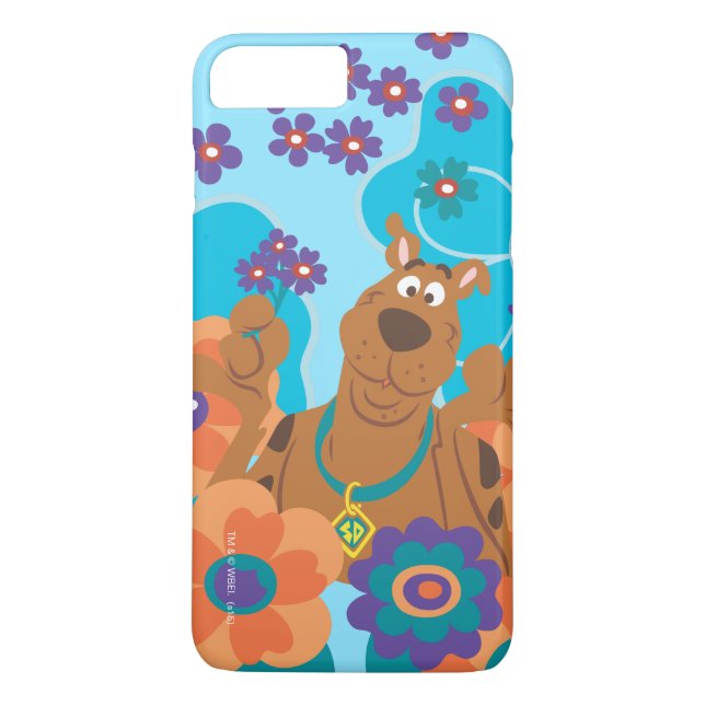 Funda De Case-Mate Para iPhone Scooby-Doo En Flores (Reverso)
