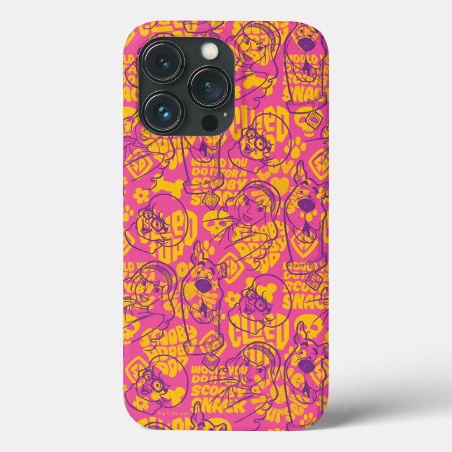 Funda De Case-Mate Para iPhone Scooby-Doo | Funky Flower Pattern (Reverso )