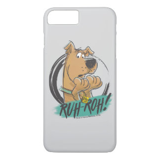 Funda Para iPhone 8 Plus/7 Plus Scooby-Doo "¡Ruh Roh!" Esbozo de marcadores