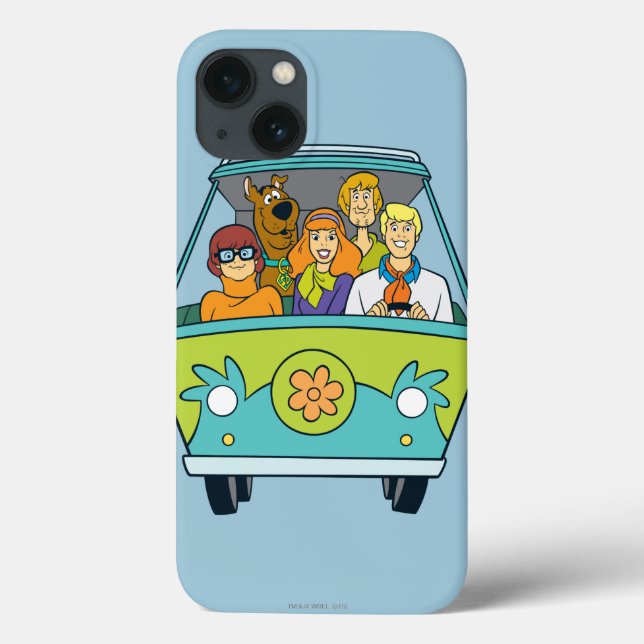 Funda De Case-Mate Para iPhone Scooby-Doo & The Gang Mystery Machine (Reverso)