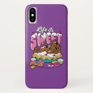 Funda Para iPhone X Scooby-Doo "vida es dulce "