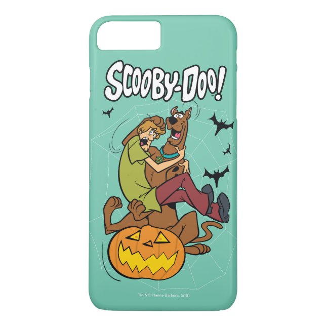 Funda De Case-Mate Para iPhone Scooby-Doo y Shaggy Halloween Fright (Reverso)