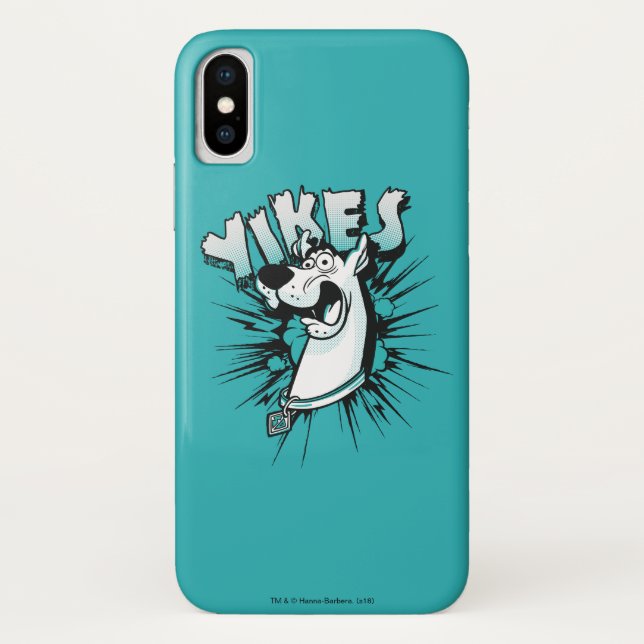 Funda De Case-Mate Para iPhone Scooby-Doo "¡Yikes!" Gráfico de semitono (Reverso)