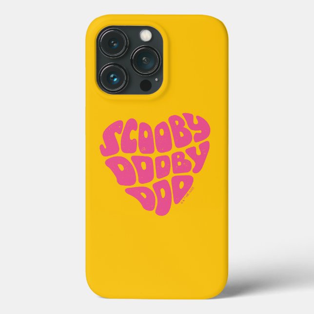 Funda De Case-Mate Para iPhone Scooby Dooby Doo Heart (Reverso )