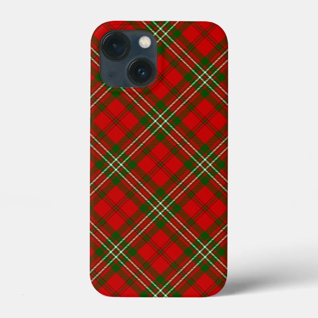 Funda De Case-Mate Para iPhone Scott tartan red green plon (Reverso )