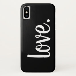 Funda Para iPhone X script LOVE. moda