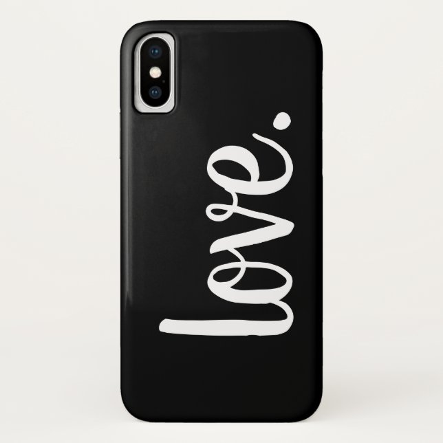 Funda De Case-Mate Para iPhone script LOVE. moda (Reverso)