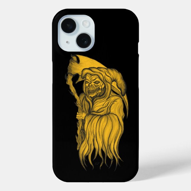 Funda De Case-Mate Para iPhone Scythe man - La muerte (Reverso )