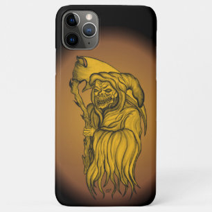 Funda Para iPhone 11 Pro Max Scythe man - The Death, Grim Reaper