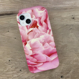 Funda Para iPhone 15 Mini Se cierran peones rosados románticos