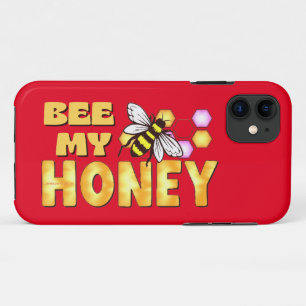Funda Para iPhone 11 SÉ MI MIEL divertida abeja linda día de San Valent
