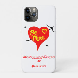 Funda Para iPhone 11 Pro Sé Mío Corazón en Galaxy PERSONALIZA NOMBRES
