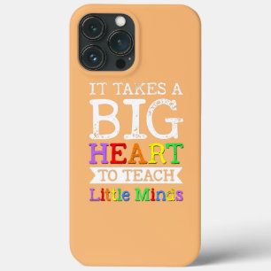 Funda Para iPhone 13 Pro Max Se necesita un gran corazón para enseñar pequeñas