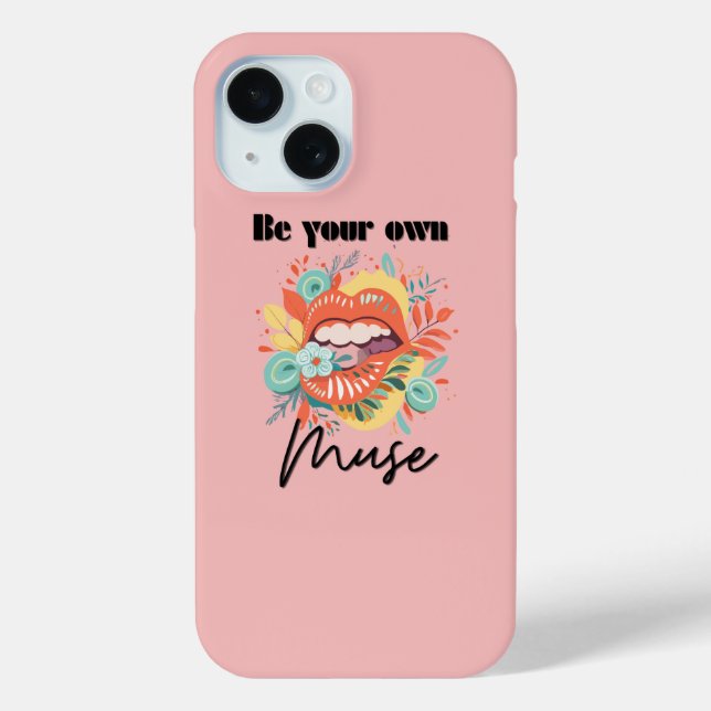 Funda De Case-Mate Para iPhone Sé tu propia musa, autoamor (Reverso )