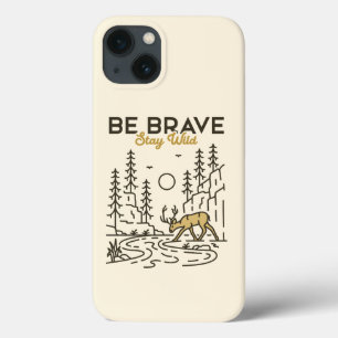 Funda Para iPhone 13 Sé valiente y salvaje