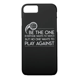 Funda Para iPhone 8/7 Sea amante del voleibol cada uno reloj ningún