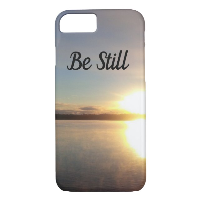 Funda De Case-Mate Para iPhone Sea Sunset Luminoso Negrita Inspirador (Reverso)