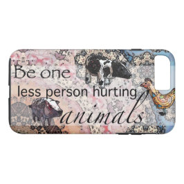 Funda Para iPhone 8 Plus/7 Plus Sea uno menos persona que daña animales