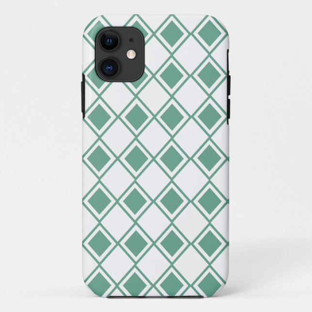 Funda De Case-Mate Para iPhone Seafoam Harlequin (Reverso)