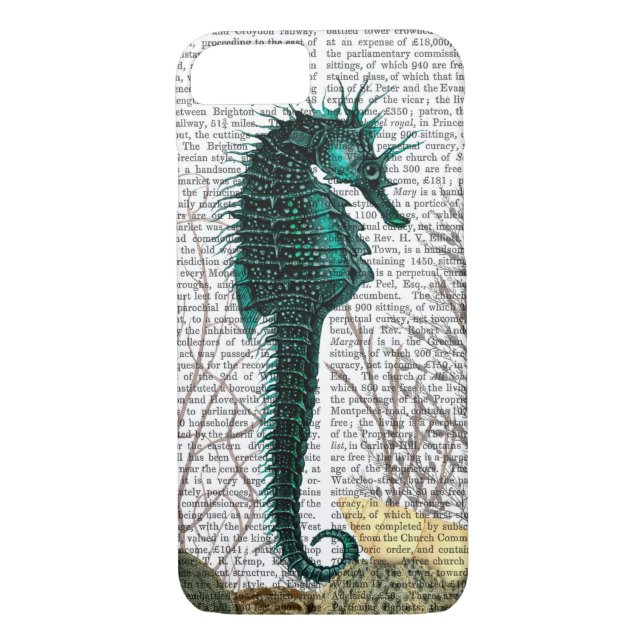 Funda De Case-Mate Para iPhone SeaHorse y Sea Urchins 2 (Reverso)