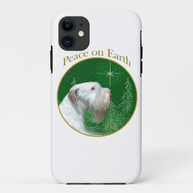 Funda De Case-Mate Para iPhone Sealyham Terrier Peace on Earth (Reverso)