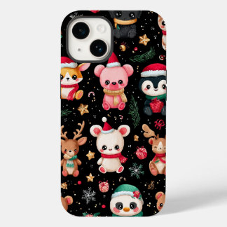 Funda Para iPhone 14 De Case-Mate Seamless Christmas pattern